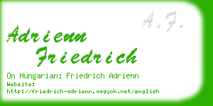 adrienn friedrich business card
